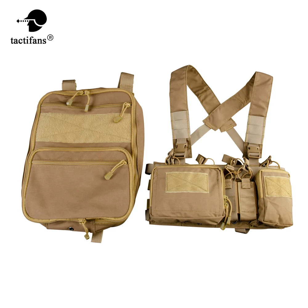 

Tactical Flatpack D3 Plus Backpack Bag Hydration Chest Rig Vest Rifle AK M4 Pistol Magazine Pouch Hiking Hunting Army Unisex