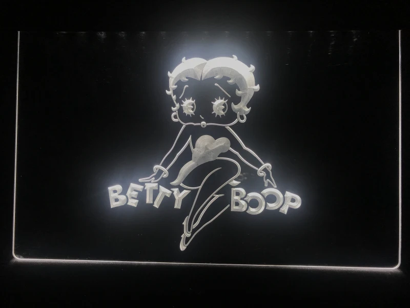 G197 Betty Boop неоновый светильник Знак Домашний декор магазин ремесла светодиодная