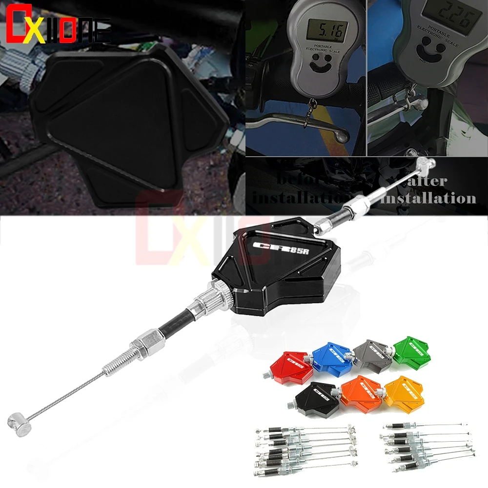 Motorcycle CNC Aluminum Moto Stunt Clutch Lever Easy Pull System For Honda CR85R CR 85R 85 R 1998 1999 2000-2007 | Автомобили и