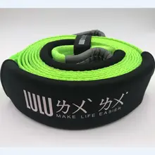 LULU 5 м 8 тонн 75 мм(3'x16' 17600lbs) буксировочный ремень буксировка автомобиля веревка рекуперация ремень для аварийного автомобиля сверхмощный