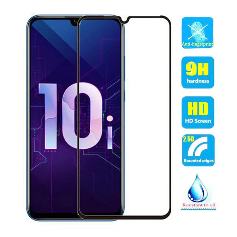 

Full Cover For huawei Honor 10 HonorV10 V20 Glass full-screen protector2019 Glass