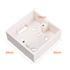 Wall Surface Mounted Bottom Box 86 Type Socket Switch Bottom Junction Base PVC Wall Mount Switch Box ► Photo 3/5