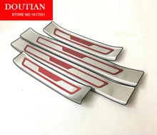 High quality stainless steel door sill Scuff Plate Welcome Pedal For Mazda CX-5 CX5 2018 2017 Car Styling Accessories