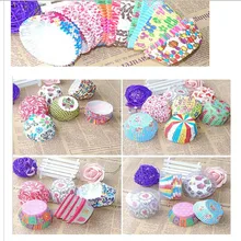 100X бумажный торт чашка из гофрированного картона, для выпечки кексов Чехлы Маффин, кекс Свадебная вечеринка Горячая