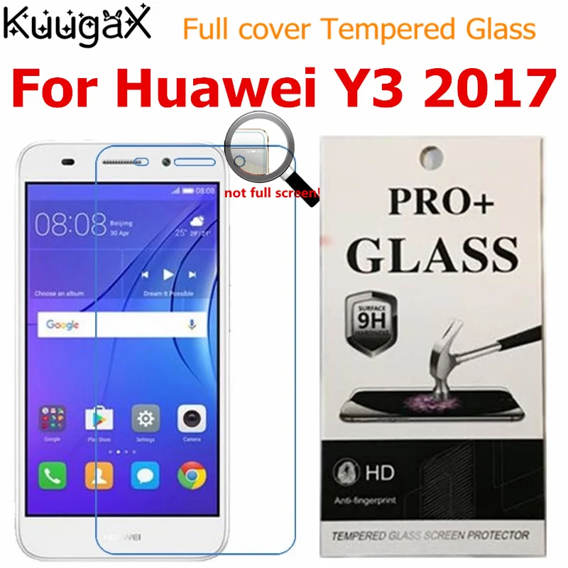 Защитная крышка для экрана закаленное стекло Huawei Y3 2017 5 0 y3 дюймов смартфон 9H