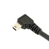 180cm 6Ft 90 degree angled MINI USB B type to USB2.0 Male data & charge cable for MP3 MP4 GPS black color ► Photo 3/6