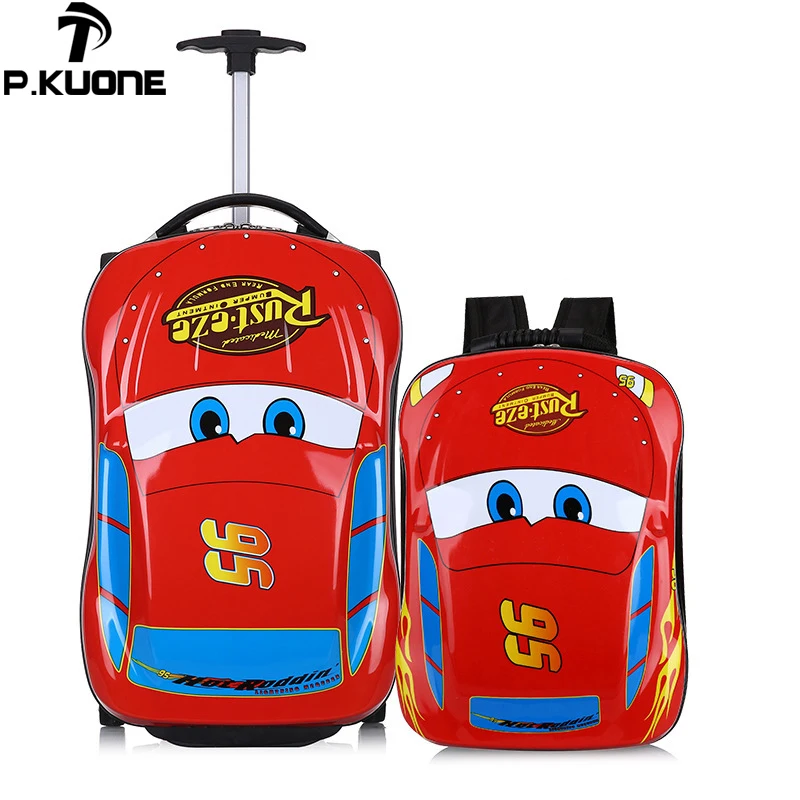 

3D Supercar Child Boy Girl Toys Trolley Suitcase Luggage Bag Children's Schoolbag Wheel Suitcase Travel Children's Suitcase