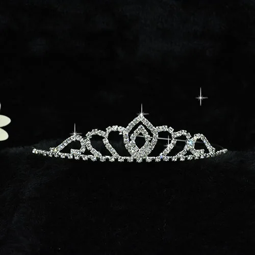 Свадебные диадемы диадема Хрустальная корона со стразами оголовье принцесса тиара аксессуары для девочек детские украшения для невесты обручение - Окраска металла: H236