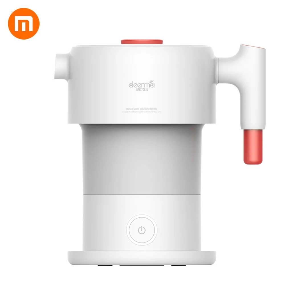 Горячий Xiaomi Mijia Deerma мини электрический чайник для воды 304 нержавеющая сталь 600 мл ручной чайник мгновенного нагрева портативный для путешествий