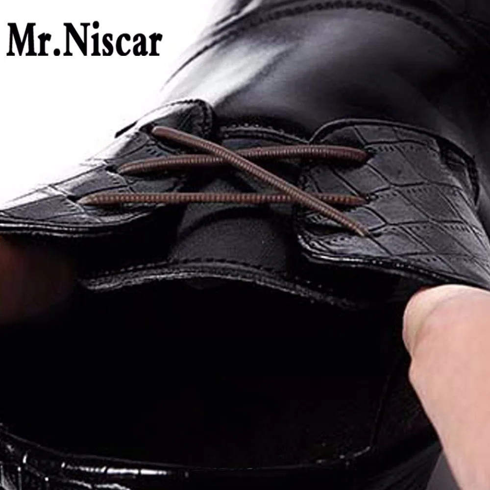 Mr. Niscar 1 комплект/10 шт. размер 30-50 мм эластичные силиконовые шнурки подходят для всех ремень унисекс кожаная обувь для бизнеса без шнурков