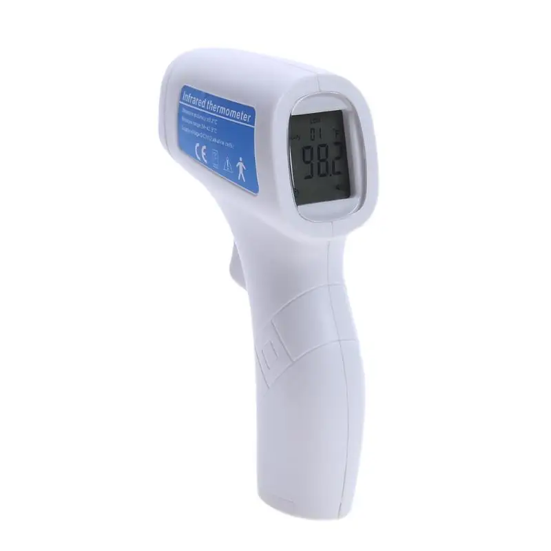 

LCD Digital Thermometer Body Temperature Gun Fever Measure Adult Kids Forehead Non-contact Infrared Thermometer with Backlight