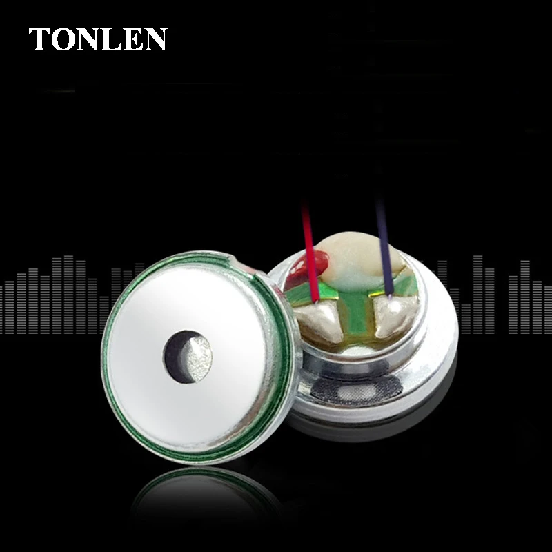 TONLEN Bluetooth Headphone Speaker Unit 8mm 3mW 32ohm Medium Frequency Nonpaper Diaphragm Earphone Speaker Accessories 2pcs