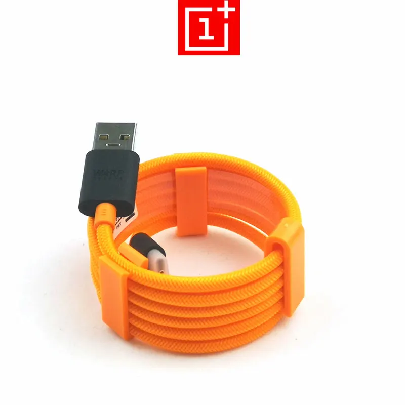 

Original OnePlus 6 Dash Charger Cable Genuine 4A Warp Charge nylon Data Cable For One plus 6T 5t 5 3t 3 Mobile Phone