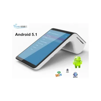 

PT7003 pda mobile pos payment machine qr code scanner printer nfc bank credit card reader all in one