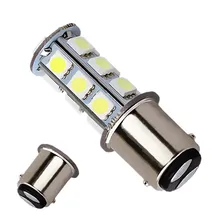 1157 BA15D P21W 18 SMD 5050 13 LED Brake Turn Signal light Bulb Lamp white Auto led car light source parking lights 12V