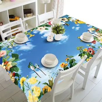 

Moth orchid Tablecloth Waterproof rectangular Picnic Table cloth wedding Round Cabinet cover Customized size Pillowcase