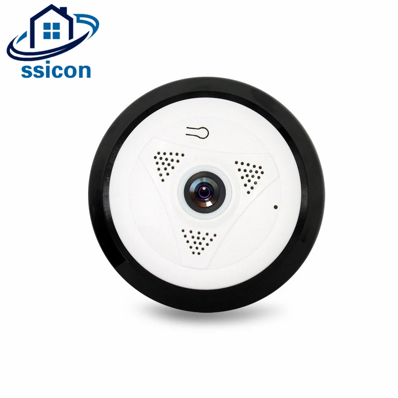 

960P Panoramic Fisheye Wifi VR Camera 1.3MP 1.44mm Lens 360 Degree Home Security Wireless Mini Home Camera 360eyes APP