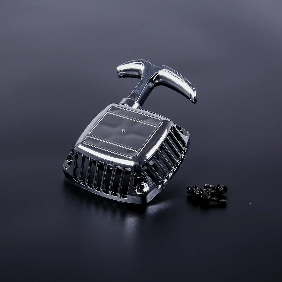 Plastic chrome easy-start pull starter for 32cc 36cc engines 1/5 hpi rovan km baja losi 5ive-t rc car parts | Игрушки и хобби