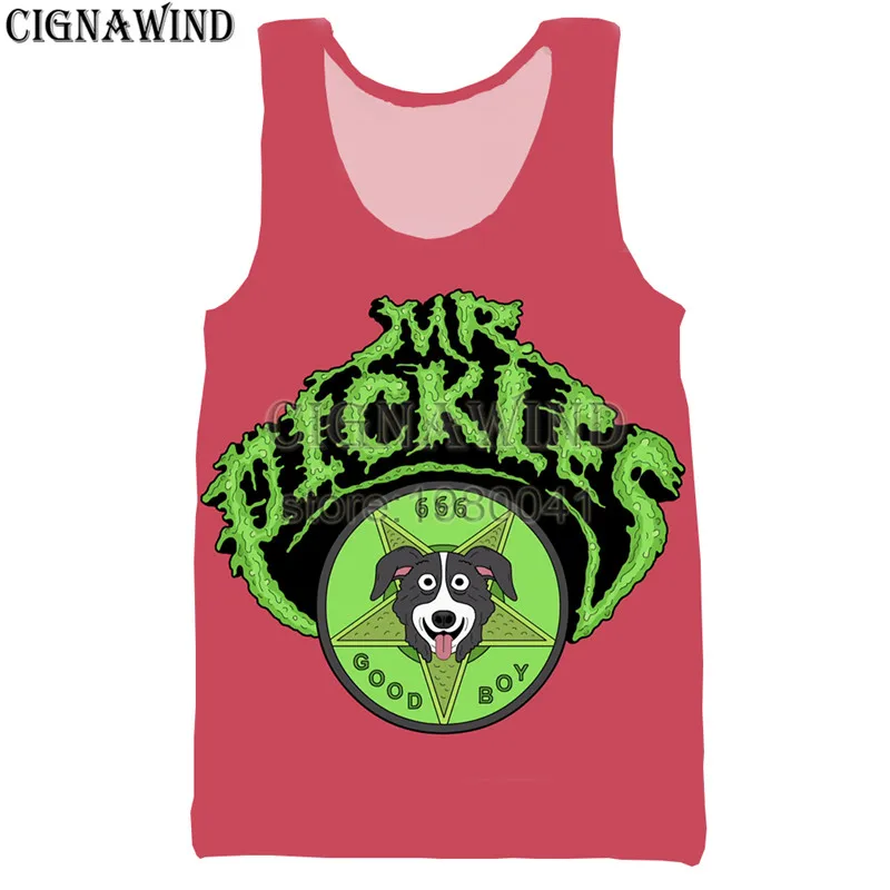 Новая популярная майка для мужчин/женщин, популярные жилеты с 3D-принтом Mr Pickles в стиле Харадзюку, уличная одежда для бодибилдинга - Цвет: 03