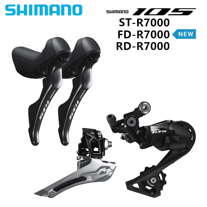 

NEW SHIMANO 105 R7000 11 Speed Groupset 2x11S 22S Speed shift&front deraillrur&rear derailleur for Road Bike Bicycle