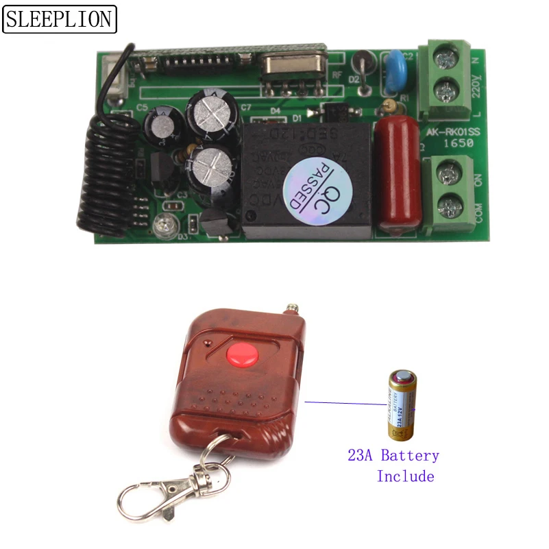 433Mhz Universal Wireless Remote Control Switch 220V Relay Receiver Module 315433 Mhz Remote Controls 110V Switch-1