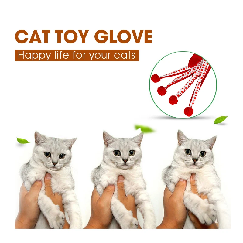 Interactive Toy Lovely Ball Pet Funny Toy Cute Polka Dot Cat Toys Scratch Glove Toy 4 Colors Crazy Loving for Kitten Scratcher Interactive Toy Lovely Ball Pet Funny Toy Cute Polka Dot Cat Toys Scratch Glove Toy 4 Colors Crazy Loving for Kitten Scratcher