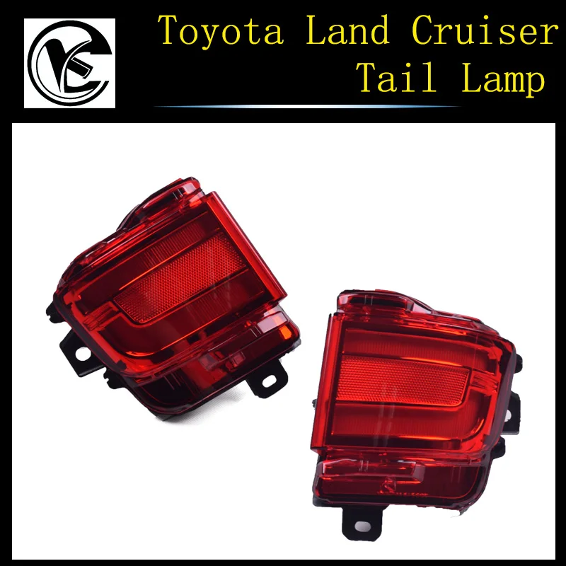 Автомобильный Стайлинг задний фонарь для Toyota Land Cruiser 2016 2017 хвост светильник s