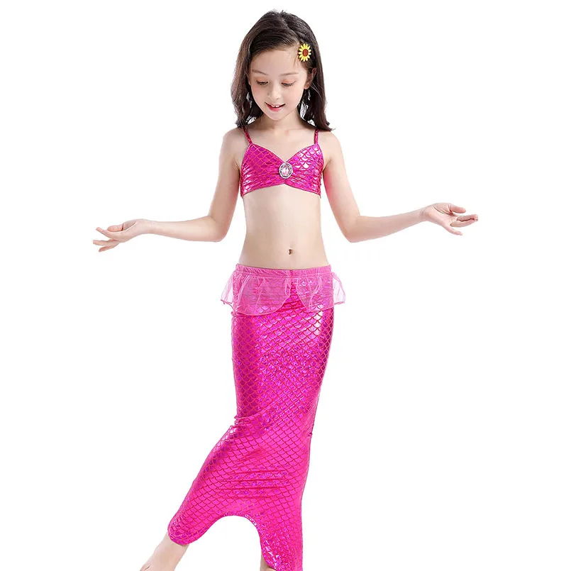 mermaid tail swimwear rose 3