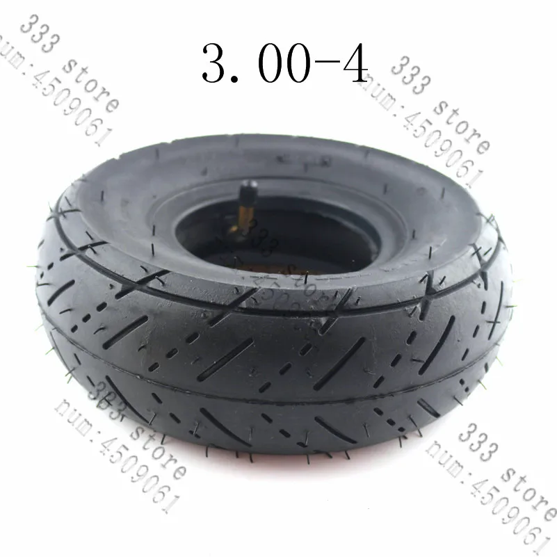 

3.00-4 Inner Tube and out tire and Tube Set for Knobby Scooter Go Kart Electric scooter Highway tire ATV