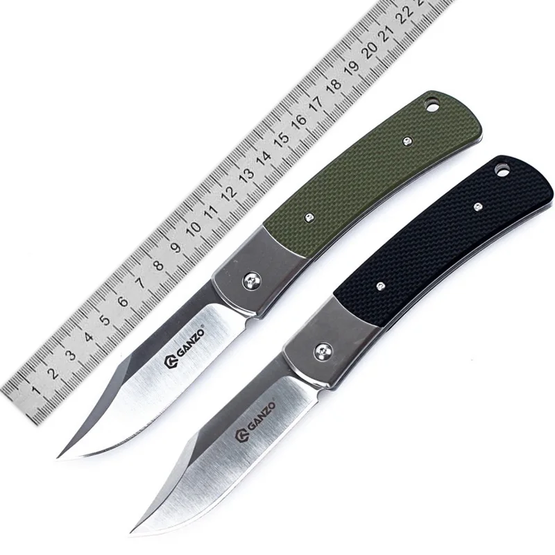

100% Original Ganzo G7471 Portable Tool 440C Blade G10 Handle Military Folding Knife Outdoor Camping Carving Bushcraft Knife