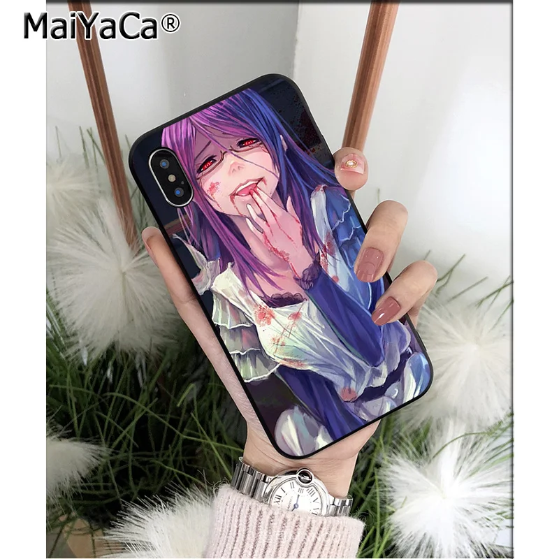 MaiYaCa Токийский Гуль kaneki Кен клиент высокое качество чехол для телефона для Apple iPhone 8 7 6 6S Plus X XS MAX 5 5S SE XR чехол - Цвет: A6