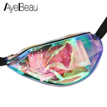 Transparent Clear Holographic Fanny Pack Hologram Hip Bum Belt Waist Bag Female For Women Handy Pouch Purse Phone Banana Bananka Transparent Clear Holographic Fanny Pack Hologram Hip Bum Belt Waist Bag Female For Women Handy Pouch Purse Phone Banana Bananka
