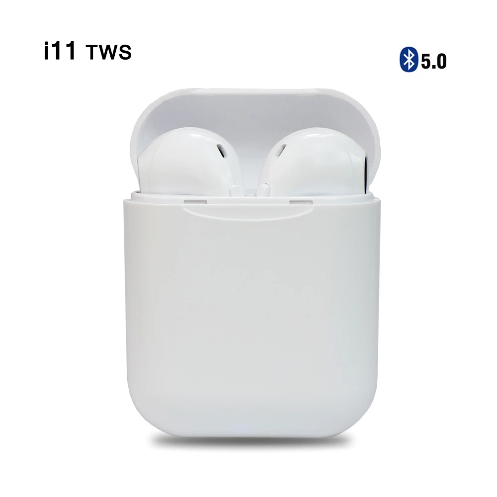 

Hot Sell i11 TWS Wireless Earphone Bluetooth 5.0 Stereo Mini Earbuds Headset sports Headphones With Mic For airpods all phone