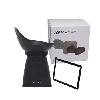 

V2 LCD Viewfinder Magnifier View Finder 2.8X 3" 3 inches Eyecup Hoo for Canon 5D3 550D D90
