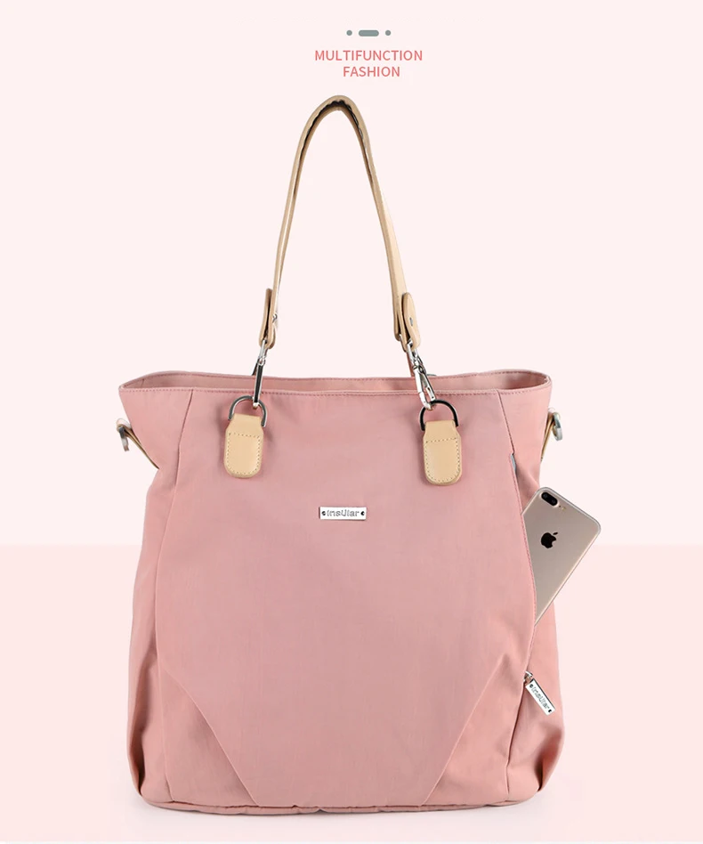 2019 модные Водонепроницаемый сумка для подгузников, мам Hobos большой Ёмкость Посланник Многофункциональный Материнство мамы сумка Детские
