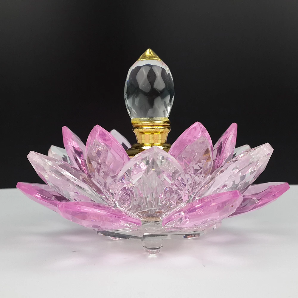 Perfume Bottle And Flower Free Shipping Rainbow Perfume Bottle Lotus Flower