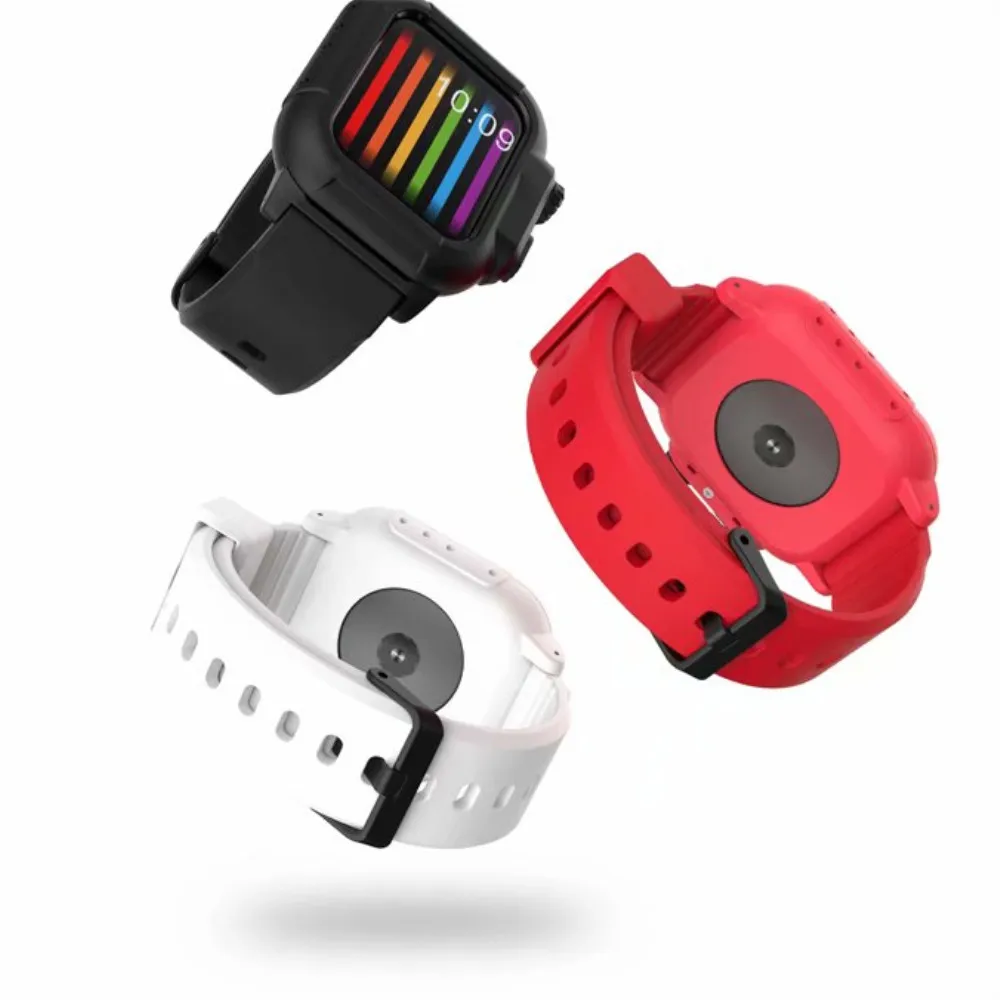 Водонепроницаемый Apple Watch 4 чехол с мягкой силиконовой лентой противоударный Прочный iWatch Защитный чехол для дайвинга в открытом 40 мм 44 мм