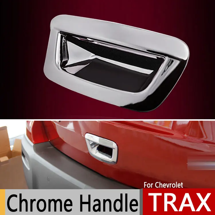 Хромированные чехлы на ручки багажника для Chevrolet TRAX Opel Mokka аксессуары автомобиля