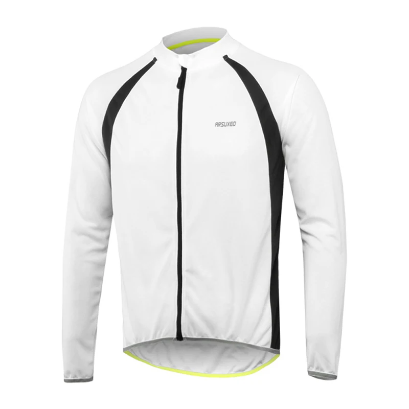 Breathable Cycling Jersey Windproof Long Sleeves Cycling Jersey Cycling ...