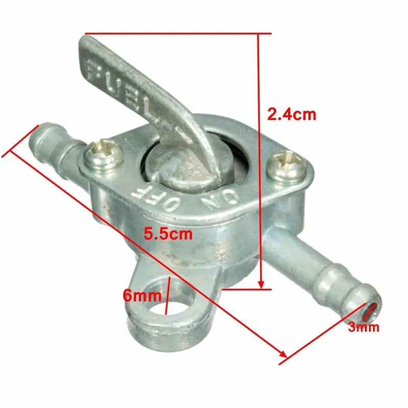 Встроенный бензиновый топливный кран вкл/выкл переключатель 50cc 110cc 125cc питбайк мотоцикл