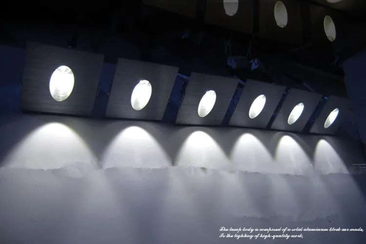Led бра лампы 85 265 в 3 Вт Встраиваемые СВЕТОДИОДНЫЕ лестницы Настенные светильники