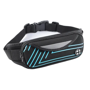

Wholesale Outdoor Sports Bum Bag Running Belt Waist Pack Travel Zip Pouch Money Phone anti-theft Pack Belt Sport Bag