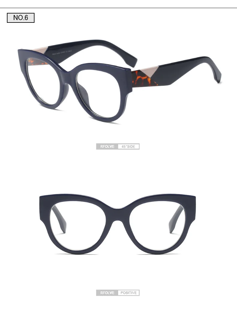 RFOLVE модные квадратные очки женские брендовые черные леопардовые розовые очки оправа Высокое качество прозрачные линзы очки UV400 очки R8766