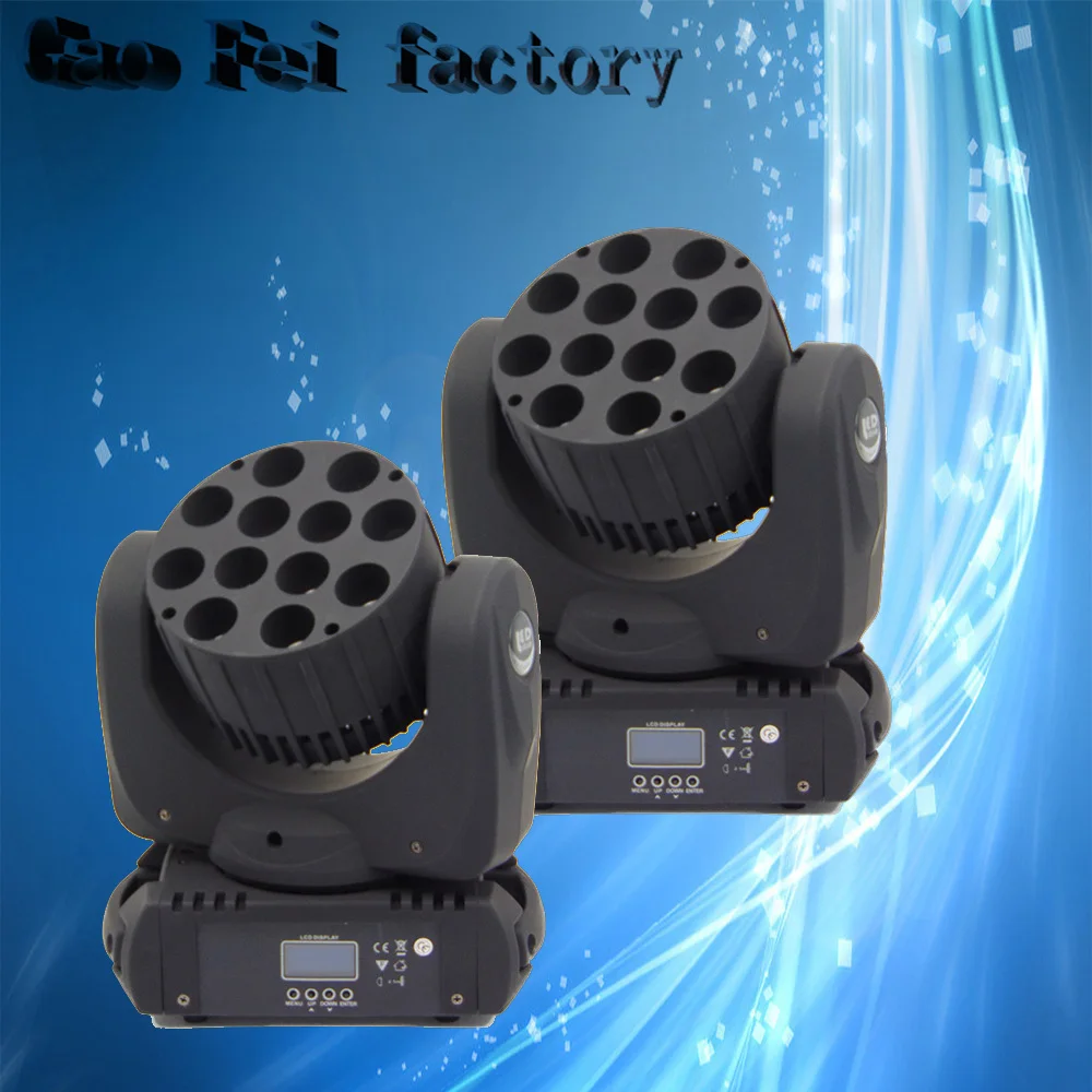 

New 12x12W RGBW 4-in-1 LED flower beam moving head light 16CH led moving head professional led beam moving head led party lights