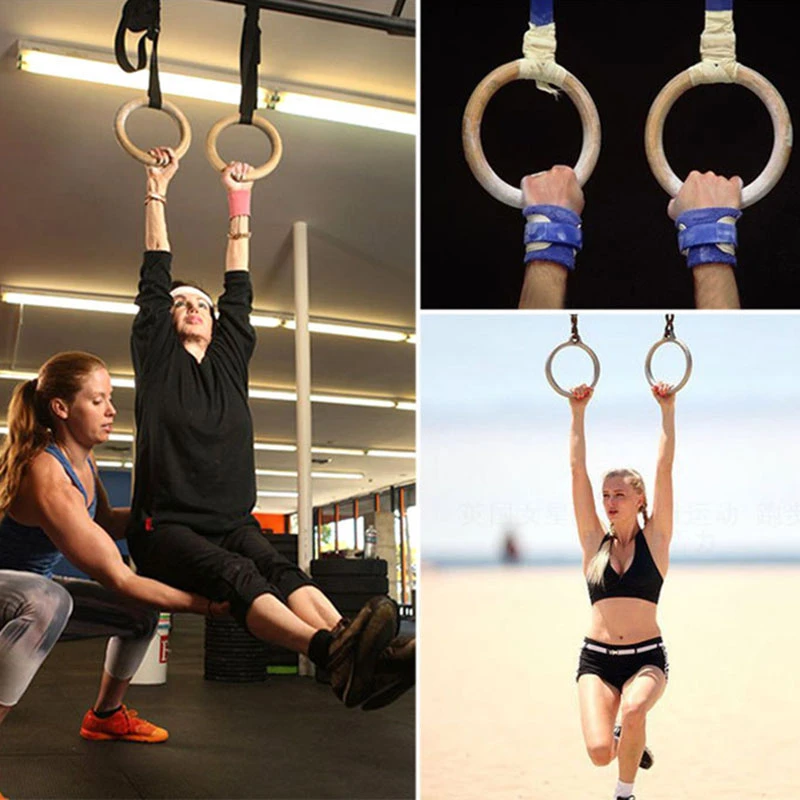 Olympic Gym Rings with Adjustable Straps 5BILLION FITNESS Wood Gymnastic Rings Train Workout Pull Ups and Dips Heavy Duty Gym Equipment for Home Gym Strength Training Olympic Gym Rings with Adjustable Straps 5BILLION FITNESS Wood Gymnastic Rings Train Workout Pull Ups and Dips Heavy Duty Gym Equipment for Home Gym Strength Training