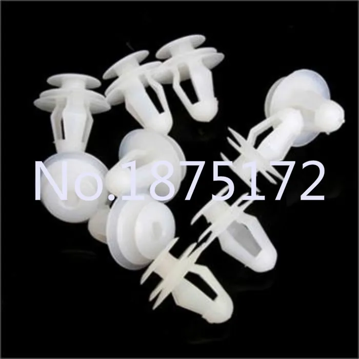 

10x Car Door Panel Fastener Fixings Clips Auto Bumpers Styling Hole Plastic Push Screw Rivet Car styling