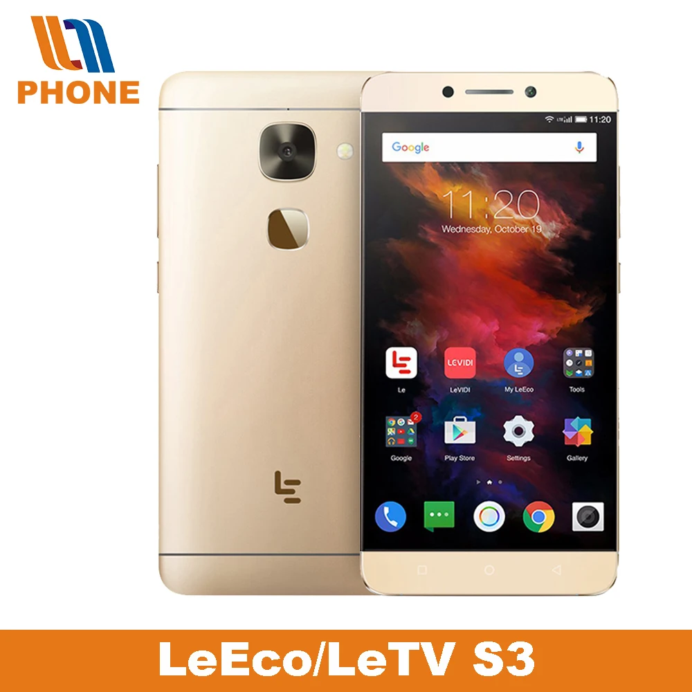 LeTV LeEco Le S3 X626 4 г LTE мобильный телефон helio X20 Дека core Android 6.0 5.5 &quot1920X1080 16.0MP ГБ