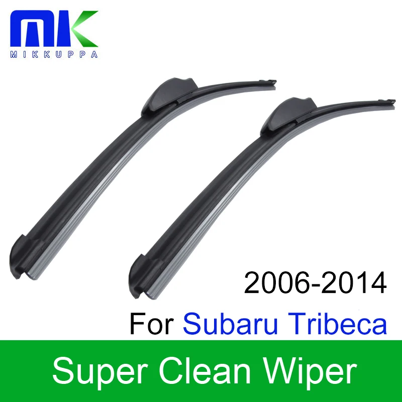 Mikkuppa Front And Rear Wiper Blades For Subaru Tribeca 2006-2014 Natural Rubber Windscreen Windshield Auto Car Accessories | Автомобили и