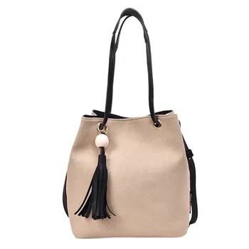 

Crossbody Bags For Women 2019 Simple Wild Shoulder Bags For Women Female Canvas Small Student Messenger Portable Bucket Bag K711