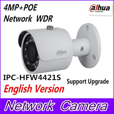 DAHUA 4MP WDR Network Small IR Bullet Camera IP67 Original English Version without Logo IPC-HFW4421S